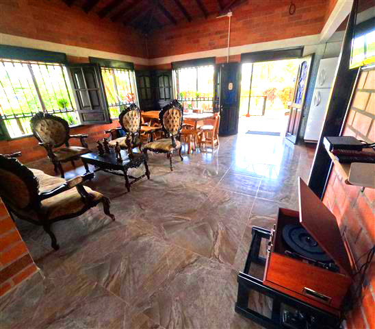 sala de estar Estancia Villa Gloria